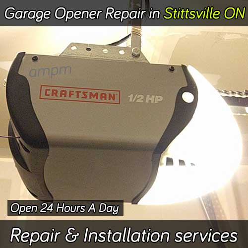 Garage door opener repair services in Stittsville ON
